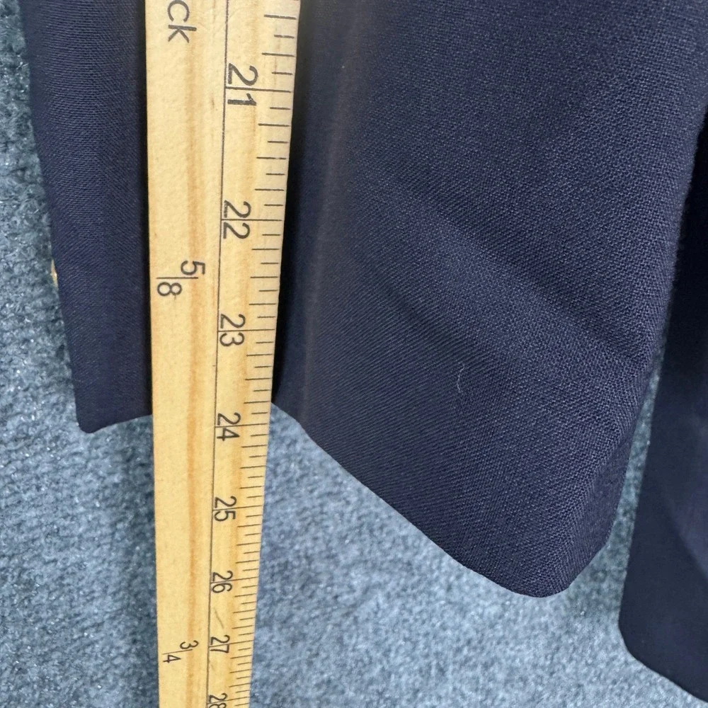 Jos A Bank Mens 41L Navy Blue Blazer Gold Two‎ Button Sport Coat Jacket Business